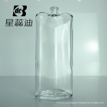 Bouteille en verre de parfum de conception de mode adaptée aux besoins du client de prix usine